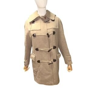 Vintage Lodenfrey Wool Duffle Coat Size Small